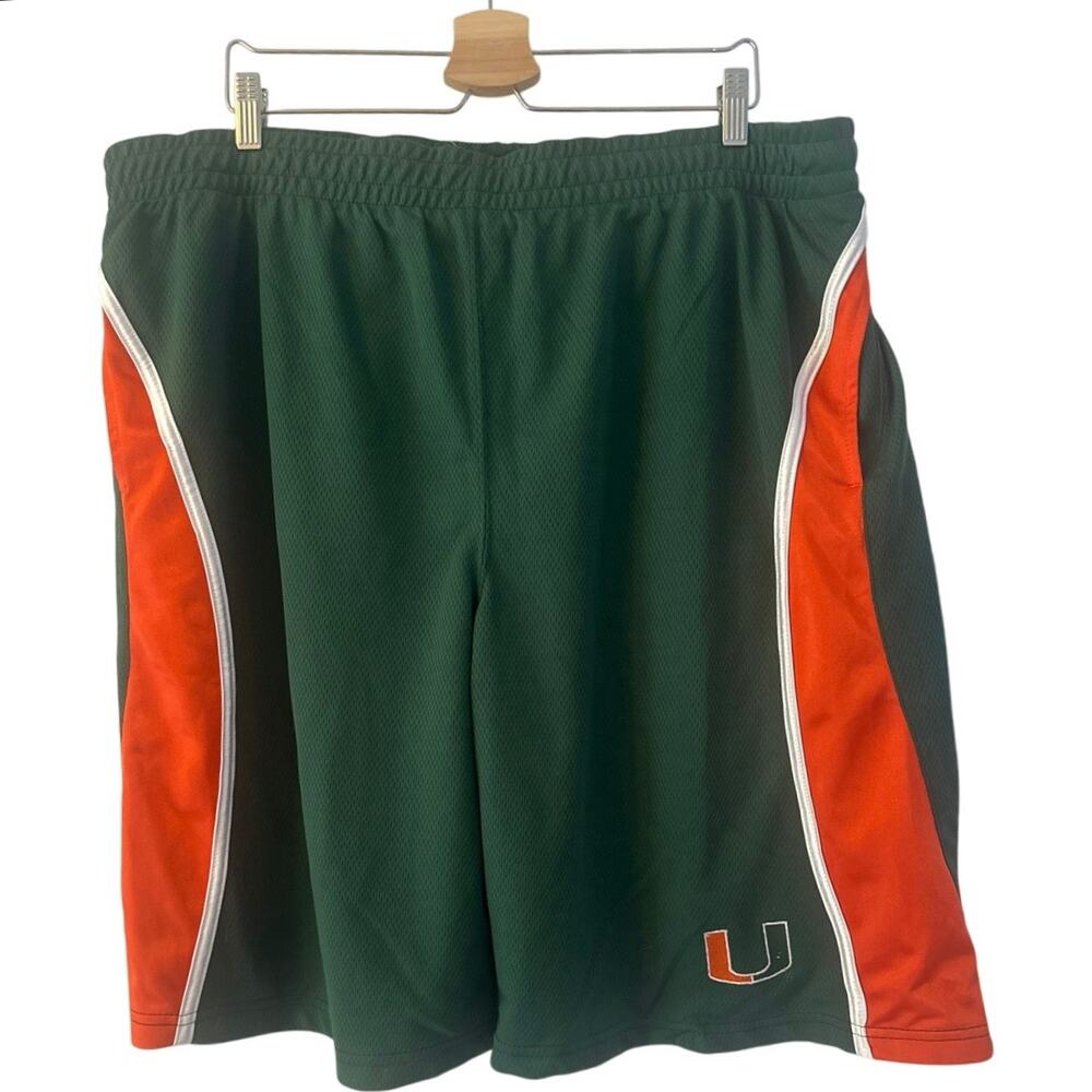 University of Miami Hurricanes men’s shorts 2XL 2XG like new condition canes